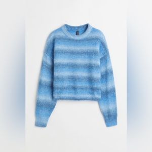 blue ombré sweater